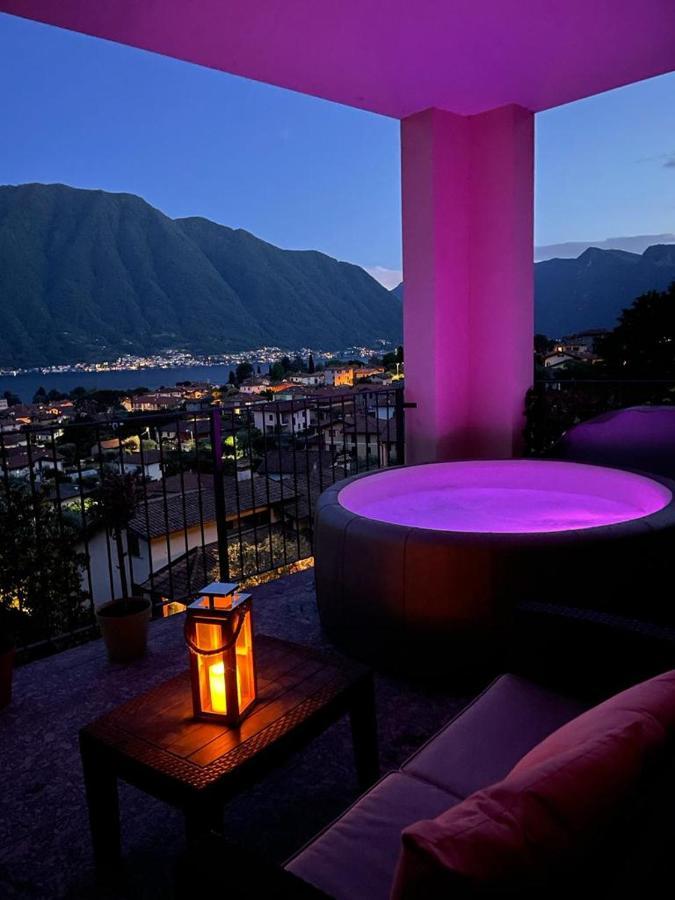 Magic View With Whirpool Leilighet Lenno Eksteriør bilde